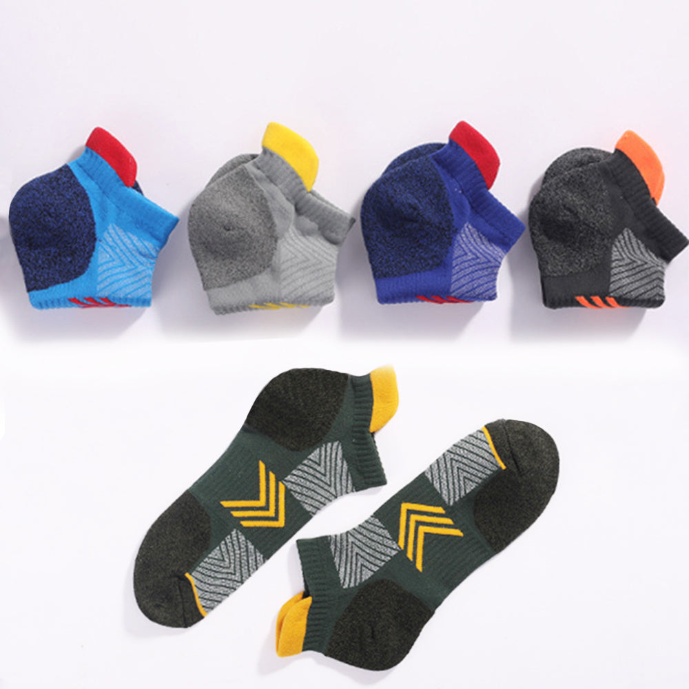 Premium Breathable Mens Sports Socks Cushioned Athletic Ankle Socks For Running Gym And Casual Wear 2