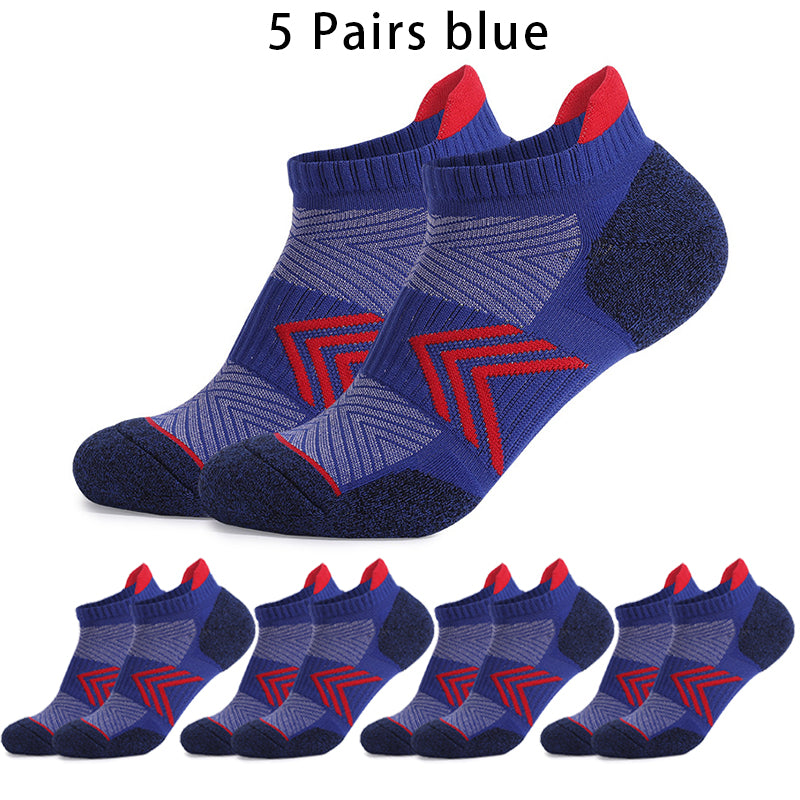 Premium Breathable Mens Sports Socks Cushioned Athletic Ankle Socks For Running Gym And Casual Wear 8