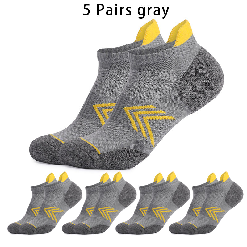 Premium Breathable Mens Sports Socks Cushioned Athletic Ankle Socks For Running Gym And Casual Wear 7