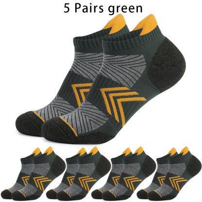 Premium Breathable Mens Sports Socks Cushioned Athletic Ankle Socks For Running Gym And Casual Wear 10