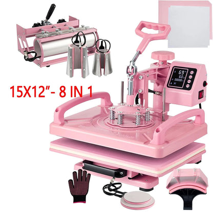 Multifunction Heat Press Machine For T Shirts Mugs Hats And Plates 7