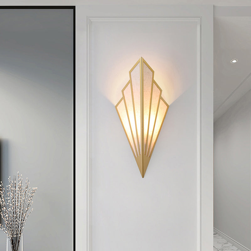 Nordic LED Wall Lamp for Bedroom & Living Room, Fan-shaped Bedside Lighting, Modern Wall Lights for Corridor, Aisle