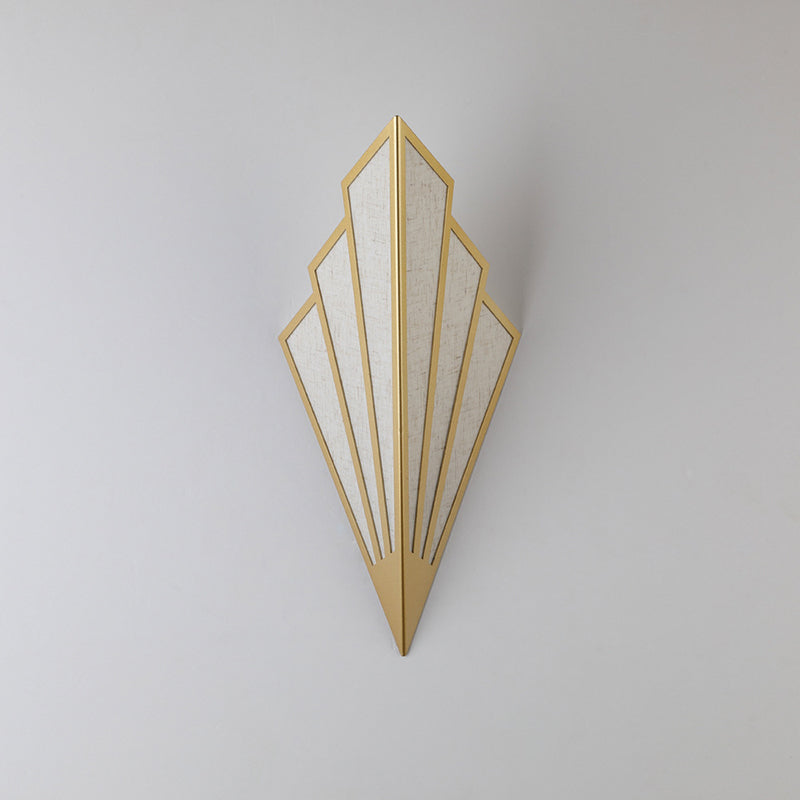 Nordic LED Wall Lamp for Bedroom & Living Room, Fan-shaped Bedside Lighting, Modern Wall Lights for Corridor, Aisle