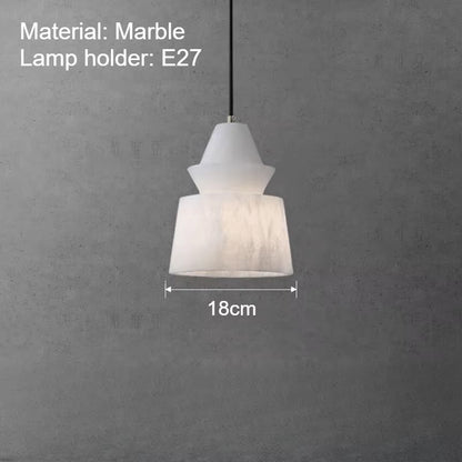 Modern Luxury Spanish Marble Wall Lamp, Creative LED Wall Light for Bedroom, Living Room, Bathroom, Corridor, Villa