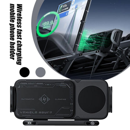 Adjustable Rotating For Samsung Mobile Phone Holder, Automatic Horizontal Screen Bracket with Wireless Charging Stand
