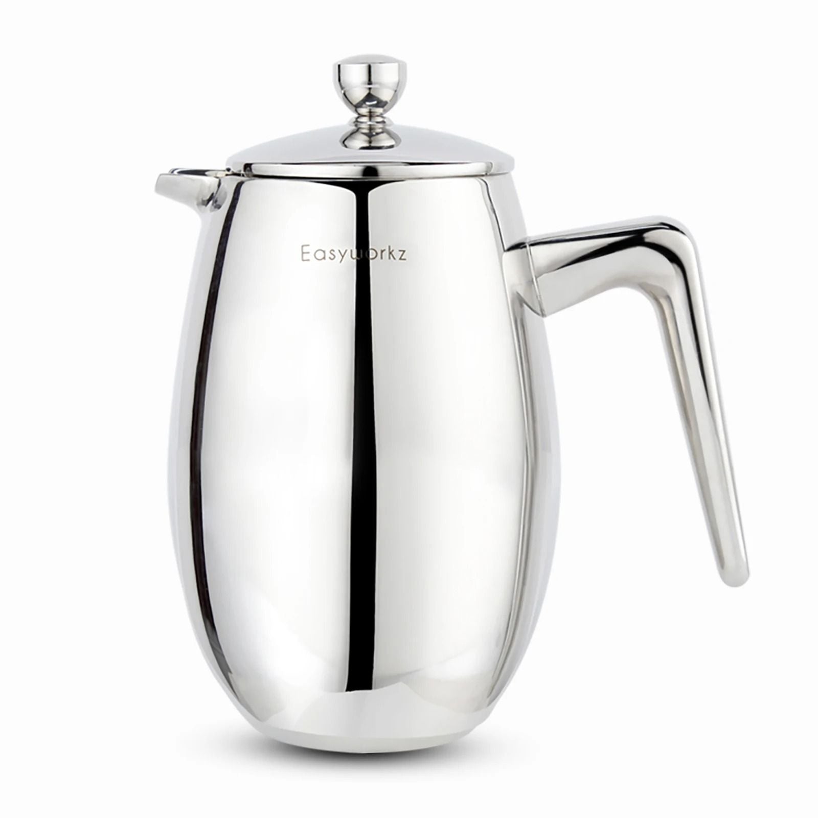 French Press Coffee Maker Double Wall Stainless Steel Insulated Thermal Cafetiere with 4 Level Filter