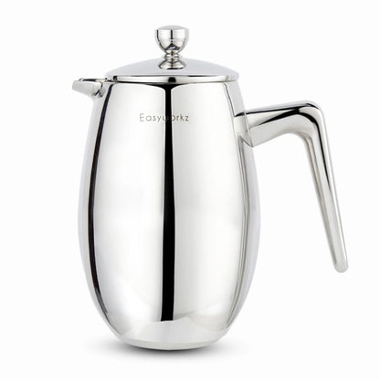French Press Coffee Maker Double Wall Stainless Steel Insulated Thermal Cafetiere With 4 Level Filt 1