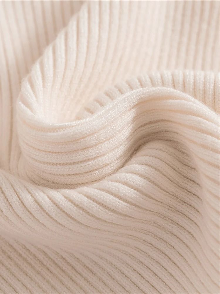 Women Fall Turtleneck Sweater Knitted Soft Pullover Cashmere Jumper 3