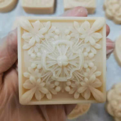 DIY Flower Handmade Soap Mold, Natural Soap Making Molds, Scented Candle Mold, Aromatherapy Plaster Cake Decor