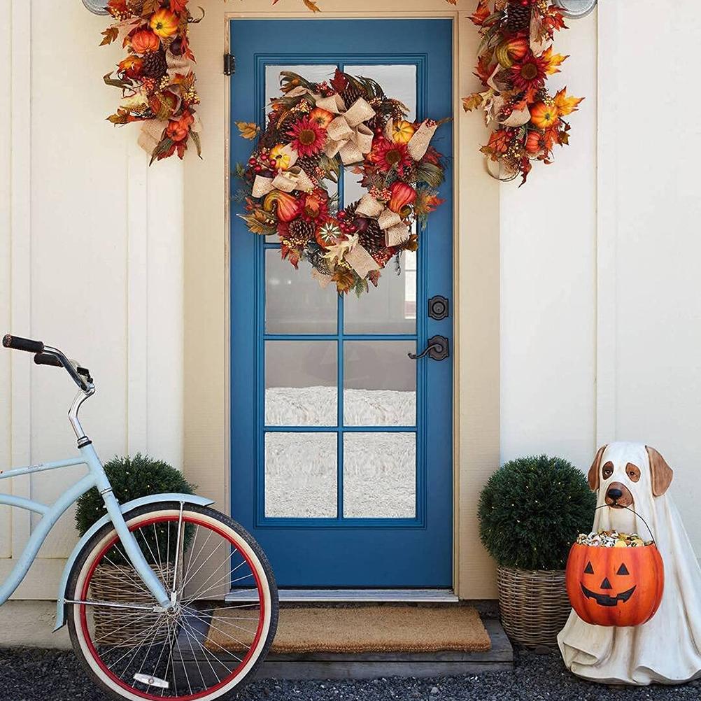 Halloween Dog Ornaments Pumpkin Snack Bowl Stand With Candy Bowl Halloween Trick Or Treat Indoor Ou 1