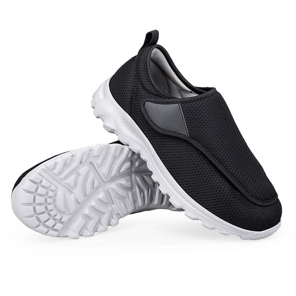 Men Diabetic Orthopedic Walking Shoes Wide Fit Slip On With Velcro Closure 7