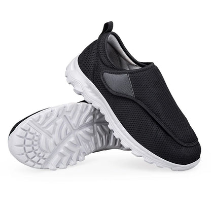Men Diabetic Orthopedic Walking Shoes Wide Fit Slip On With Velcro Closure 7
