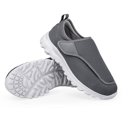 Men Diabetic Orthopedic Walking Shoes Wide Fit Slip On With Velcro Closure 8