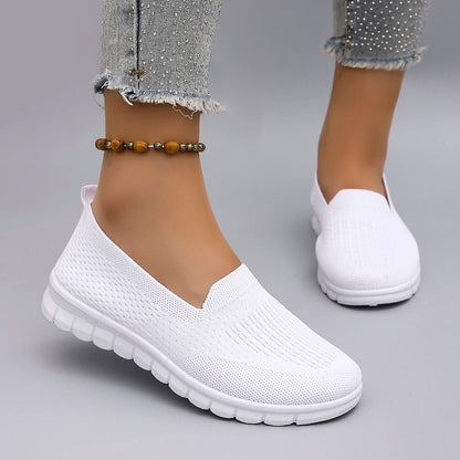 Women Summer Mesh Flat Shoes Breathable Casual Sneakers