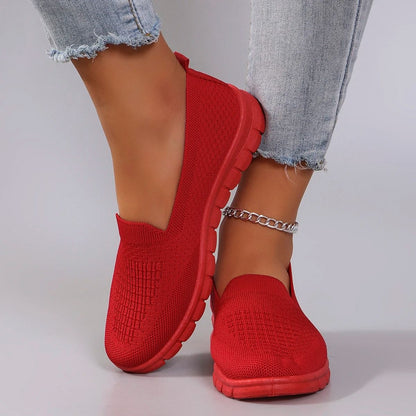 Women Summer Mesh Flat Shoes Breathable Casual Sneakers 3