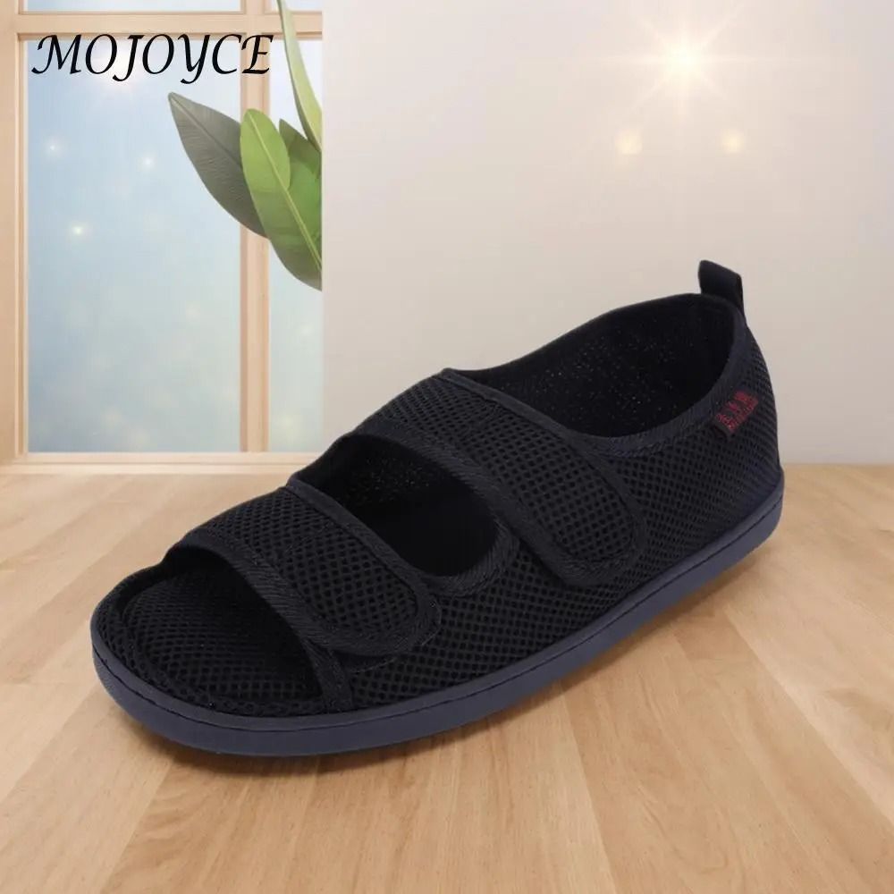 Men Diabetic Sandals Wide Fit With Adjustable Velcro For Swollen Feet 2