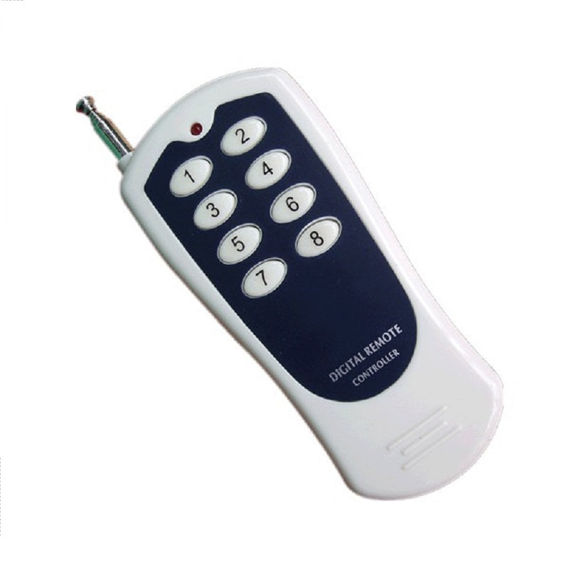 8 Channel Wireless Remote Control Switch Kit, DC12V/24V RF Transmitter, Receiver for LED Lights, Relays, Motors