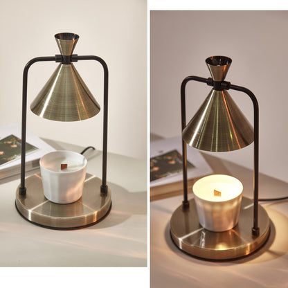Electric Candle Warmer Lamp, Dimmable Top-Down Wax Melter Burner for Safe, Desk, Table Lamp for Home, Spa