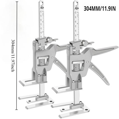 2 Pack Labor Saving Arm Jack, Heavy-Duty Stainless Steel Furniture Lifter Tool, Hand Lifting Jack for Door, Walls, Tiles