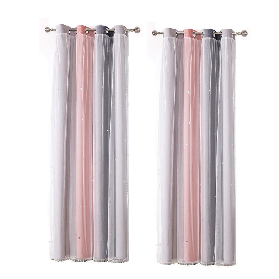 Colorful Rainbow Star Curtains For Kids Room 10