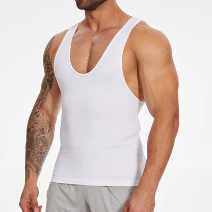 Men Slimming Body Shaper Compression T Shirt With Tummy Control 12