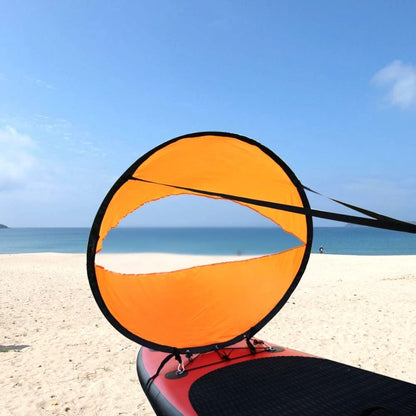 Portable Kayak Wind Sail With Foldable Waterproof Nylon Cloth 5