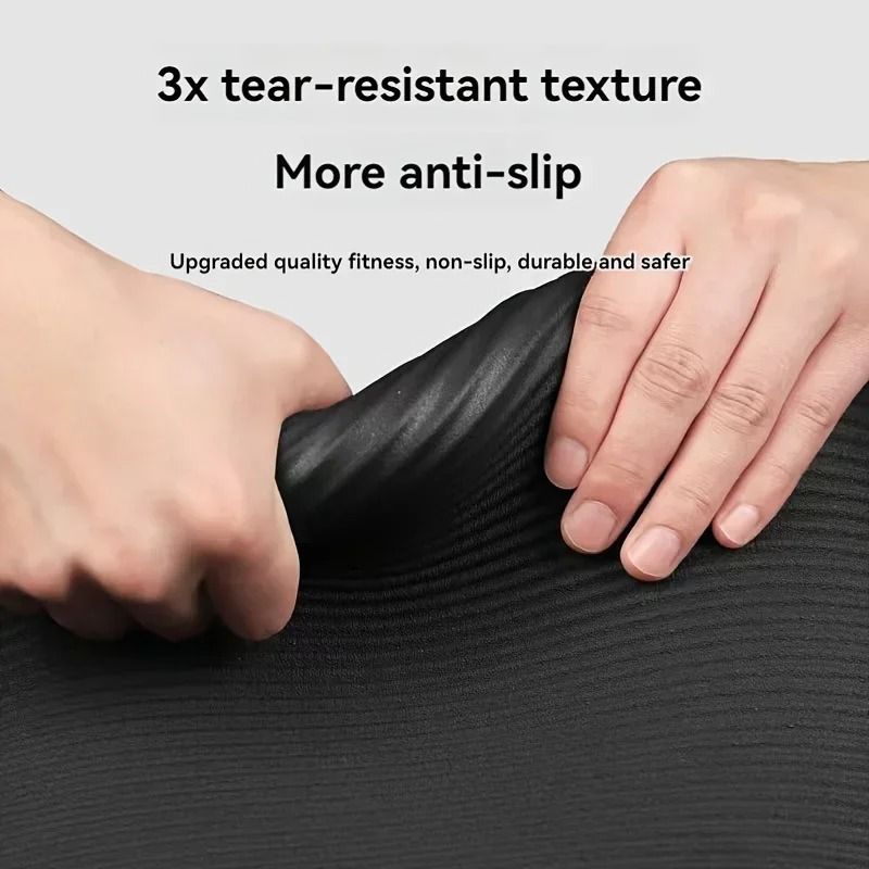 Non Slip Thick NBR Rubber Yoga Mat For Home Workouts 2