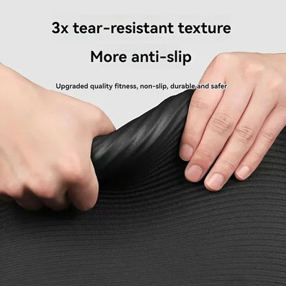 Non Slip Thick NBR Rubber Yoga Mat For Home Workouts 2