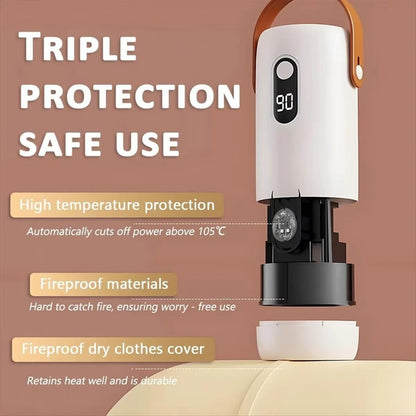 Mini Portable Clothes Dryer For Apartments With Timed Shutdown And Disinfection 4
