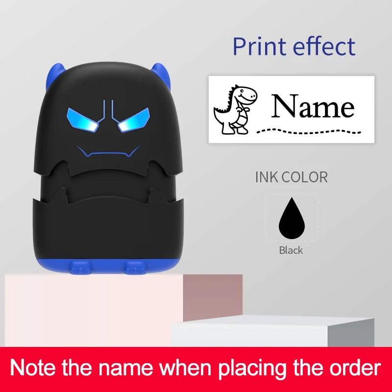 Custom Cartoon Name Stamp Kit For Fabric And Bags 10