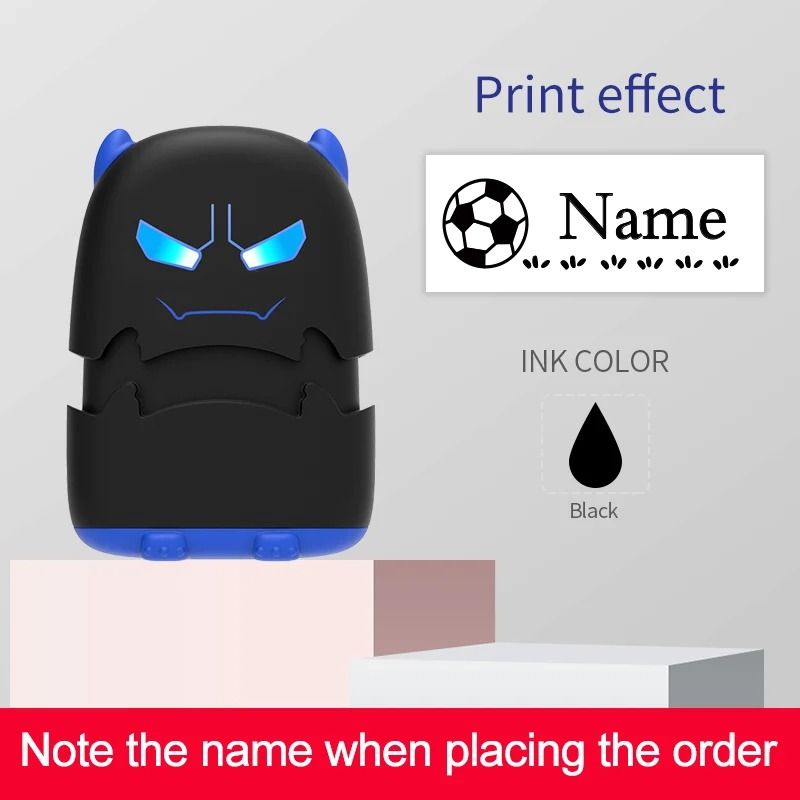 Custom Cartoon Name Stamp Kit For Fabric And Bags 11