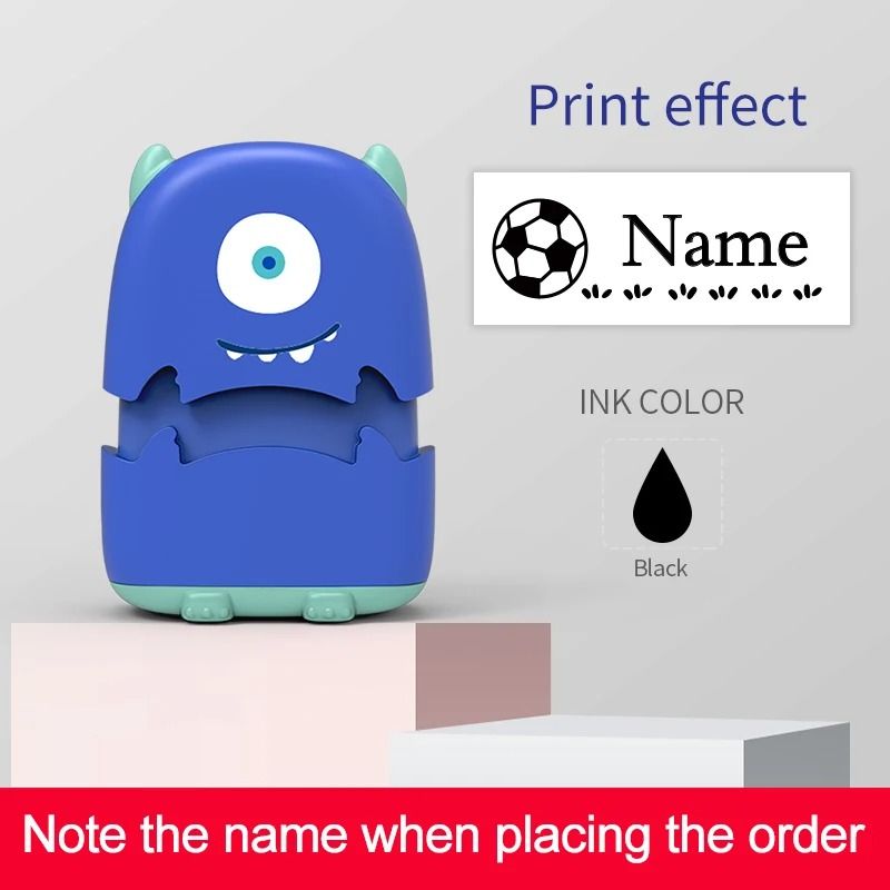 Custom Cartoon Name Stamp Kit For Fabric And Bags 12
