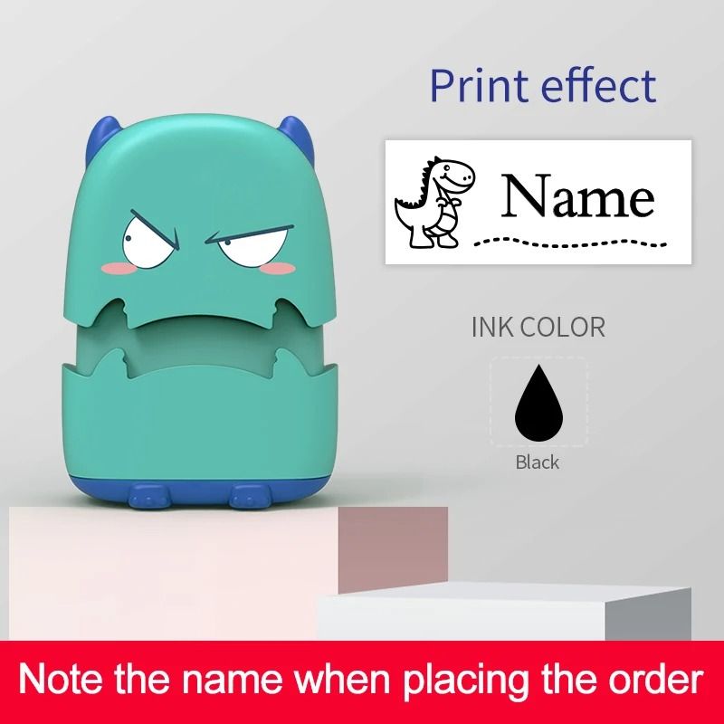Custom Cartoon Name Stamp Kit For Fabric And Bags 16