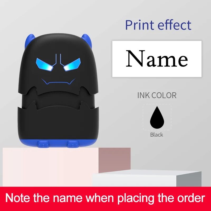 Custom Cartoon Name Stamp Kit For Fabric And Bags 7
