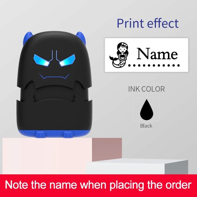 Custom Cartoon Name Stamp Kit For Fabric And Bags 8