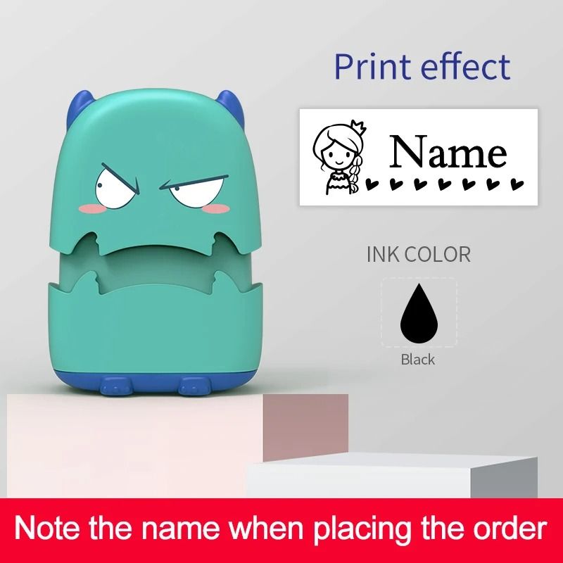 Custom Cartoon Name Stamp Kit For Fabric And Bags 21