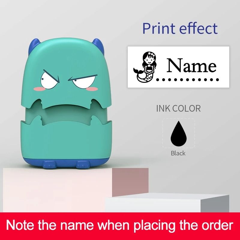 Custom Cartoon Name Stamp Kit For Fabric And Bags 22