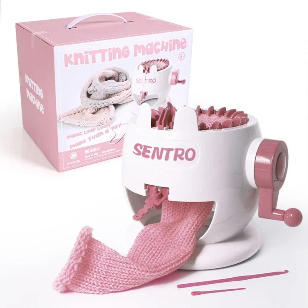 Rotary Knitting Board Kit With 22 Stitch Rotary Loom 9
