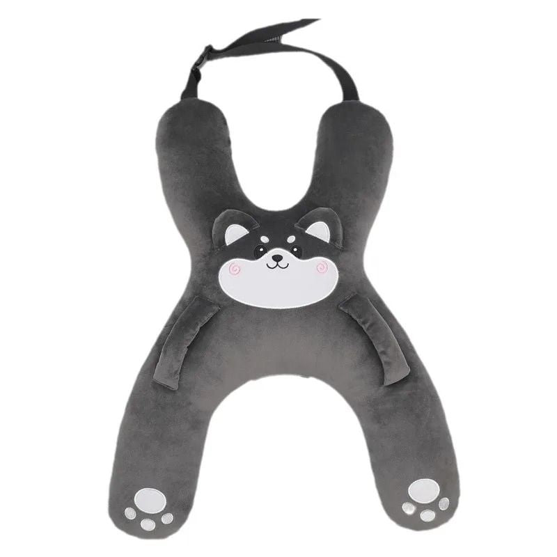 Kids Car Neck Pillow With Seat Belt Safety For Comfortable Sleep 3