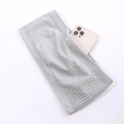 Seamless Invisible Sports Waist Belt Bag Lightweight Breathable Phone Holder For Running And Fitnes 4