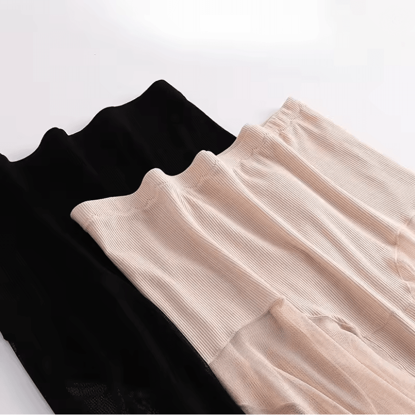 Womens Ice Silk Safety Shorts Anti Chafing Under Skirt Panties 1
