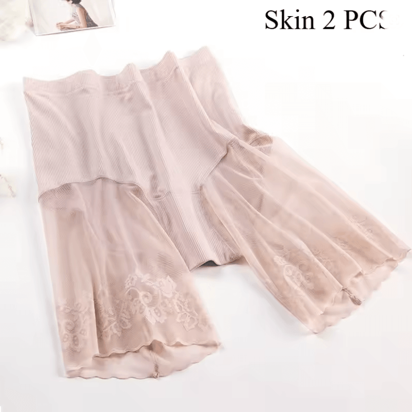 Womens Ice Silk Safety Shorts Anti Chafing Under Skirt Panties 4