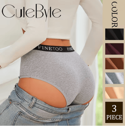 Womens Cotton Briefs 3 Pack Seamless Plus Size Breathable Underwear