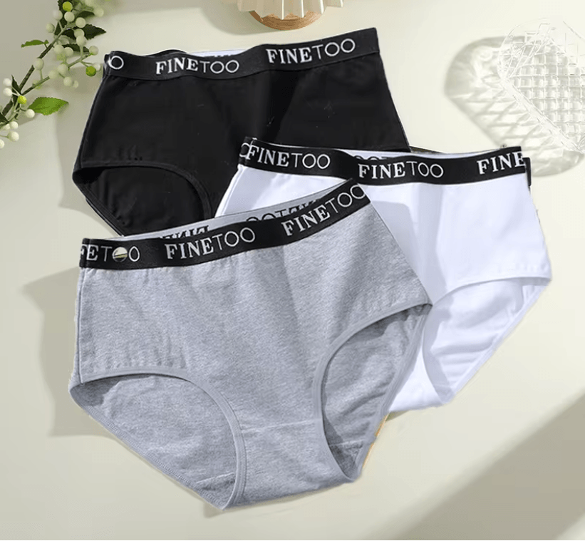 Womens Cotton Briefs 3 Pack Seamless Plus Size Breathable Underwear 5