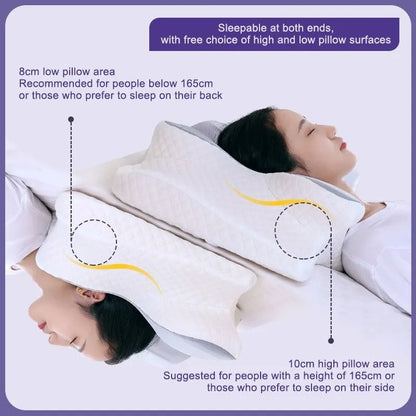 Memory Foam Butterfly Neck Pillow Orthopedic Cervical Support 4