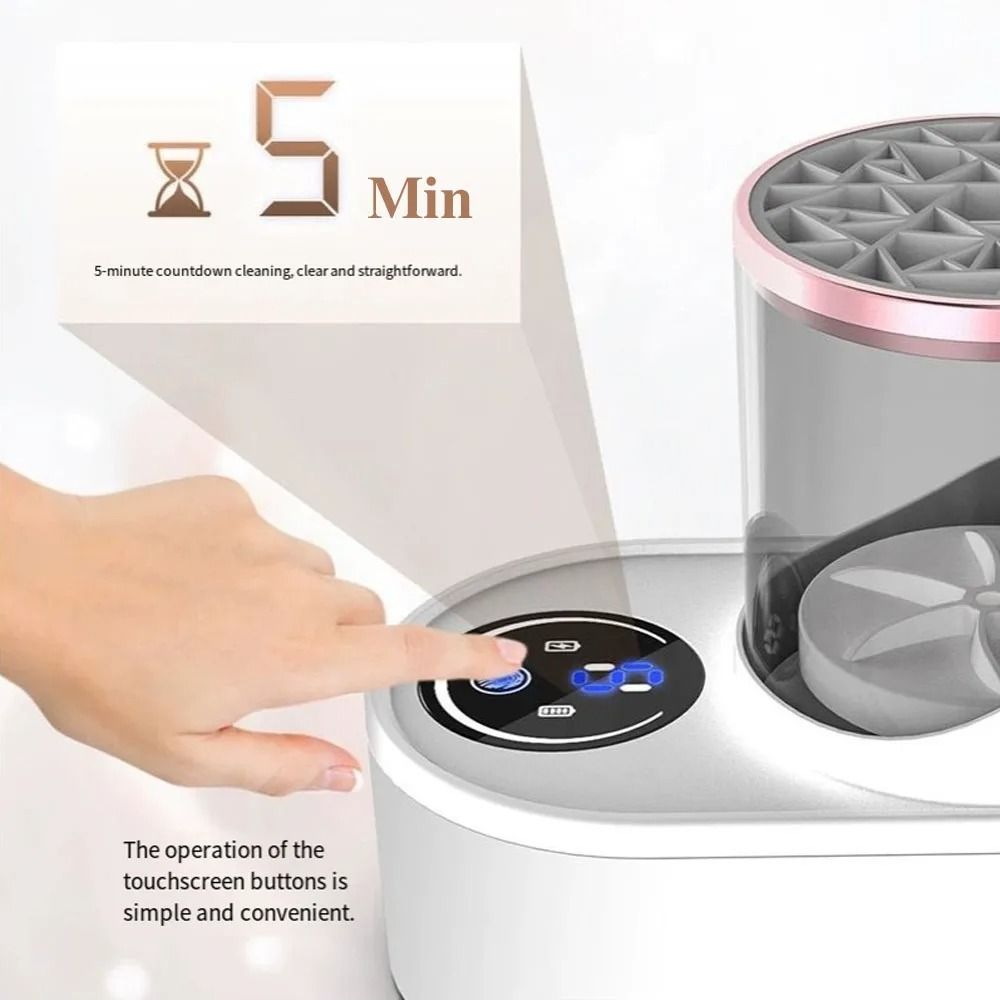 Electric Makeup Brush Cleaner And Dryer USB Rechargeable 3