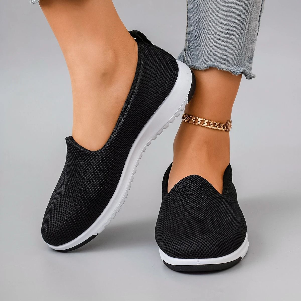 Womens Summer Breathable Mesh Casual Sneakers 3