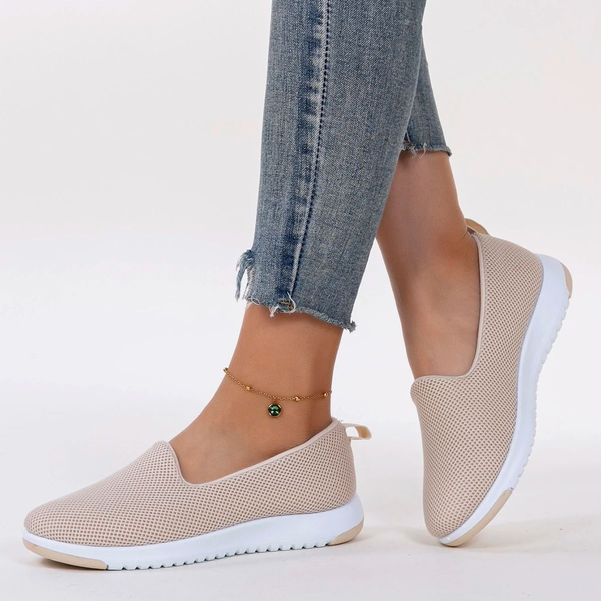 Womens Summer Breathable Mesh Casual Sneakers 4