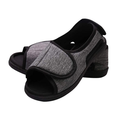 Adjustable Elderly Slippers Open Toe Sandals For Swollen Feet 2