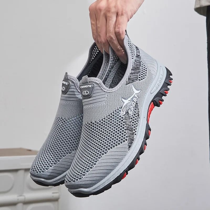 Mens Summer Mesh Sneakers Lightweight Breathable Casual Walking Shoes 2